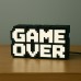 GAME OVER LED Dekoratif Işıklı Masa Lambası – USB & Pilli - Oyun Odası Dekor - Sarı Işık GAME OVER LED Dekoratif Işıklı Masa Lambası – USB & Pilli - Oyun Odası Dekor - Sarı Işık