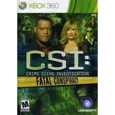 Csı Crıme Scene Investıgation Fatal Conspıracy -  Xbox 360 Oyunu,Xbox 360,