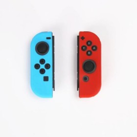Nintendo Switch Joy-Con Silikon Koruyucu Kılıf Mavi Kırmızı