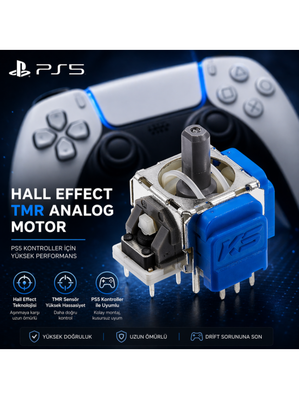 Playstation 5 Hall Effect Tmr Analog Motor - Ps5 Kronik Drift Sorunu Çöz… Playstation 5 Hall Effect Tmr Analog Motor - Ps5 Kronik Drift Sorunu Çöz…
