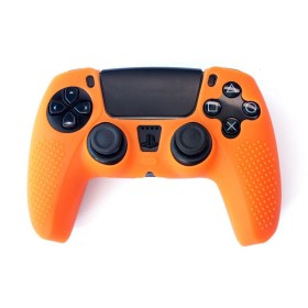 Playstation 5 Turuncu Renkli Kol Koruyucu Silikon Kılıf TP5 Ps5 Kol Kılıfı