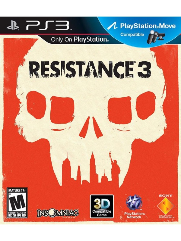 Resistance 3 Move Uyumlu Ps3 Oyunu Orijinal - Playstation 3 Oyunu… Resistance 3 Move Uyumlu Ps3 Oyunu Orijinal - Playstation 3 Oyunu…