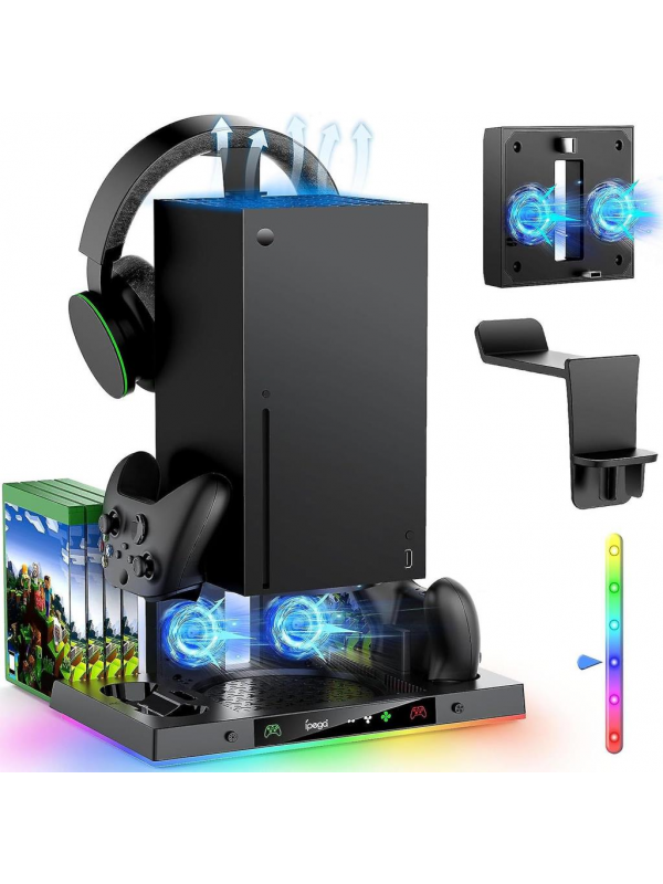 Xbox Series X Fanlı Stand - RGBli Xbox Şarj İstasyonu Oyun Ve Konso&hellip;